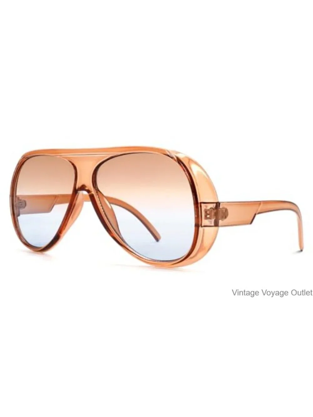 Oversized Aviator Sunglasses UV400 Retro Women Men